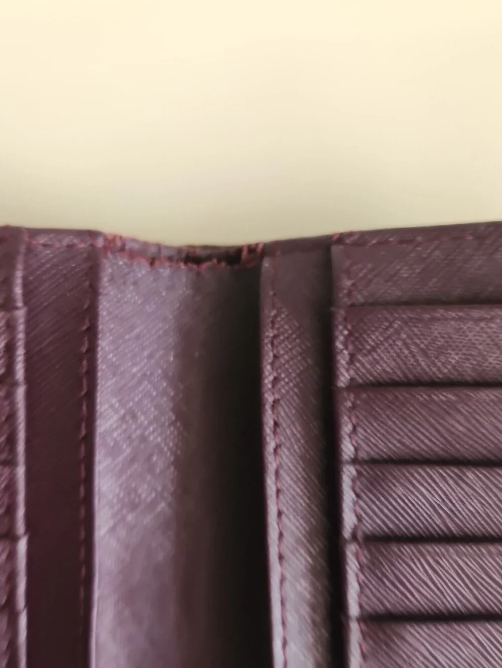 kate spade Plum Textured Saffiano Continental Wallet with Gold Logo